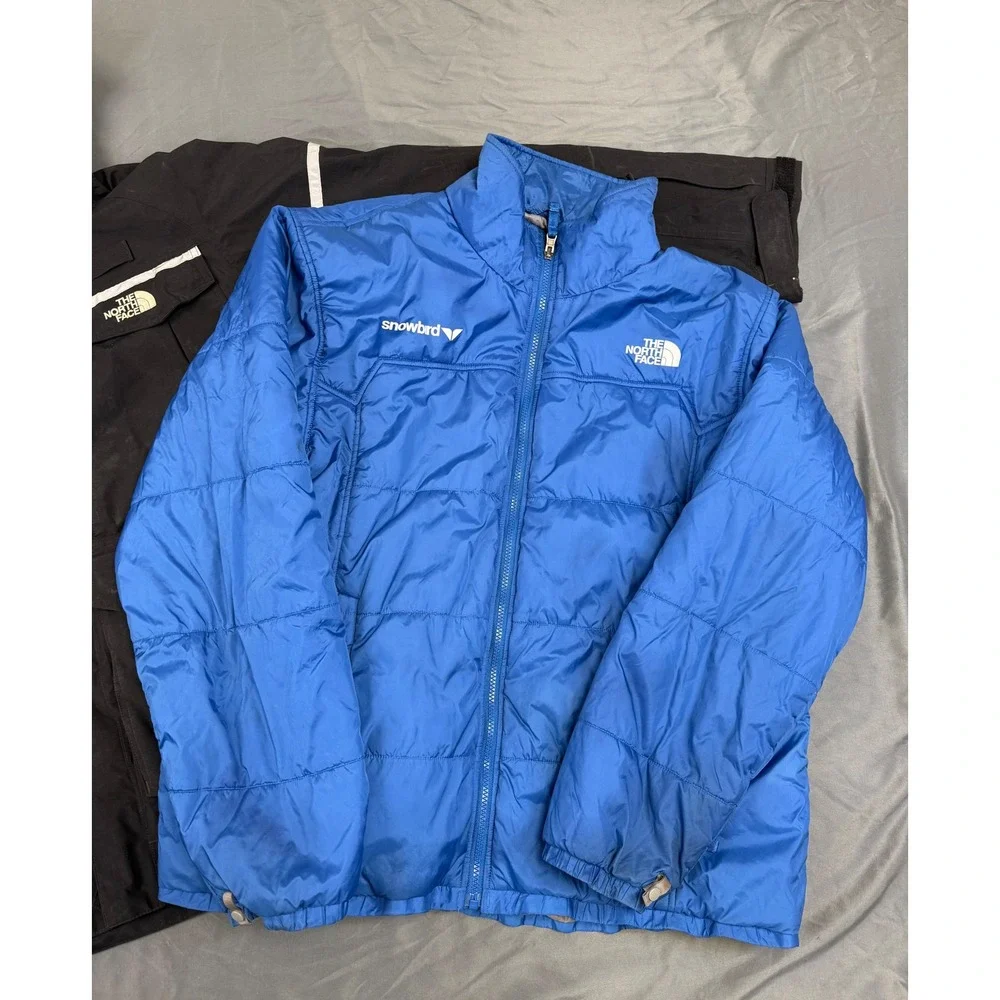 The North Face Snowbird Gore-Tex Pro Shell 3-in-1 Ski Jacket Mens XL Black Blue